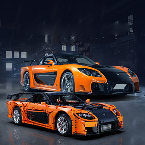 C61502 Diseño 1:8, 3071 Piezas, Bloques de Construcción, Moc Artemy Zotov, Mazda Rx-7, Coche Deportivo Rc, Ladrillos, Regalo de Cumpleaños y Navidad - Product Image 5