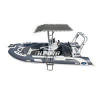 Hedia Offre Spéciale 16ft 4.8m bateau côtelé gonflable rigide de luxe 480 V profond Hypalon de pêche avec ce