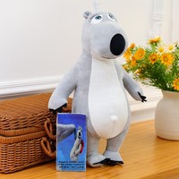 Adorable et amusant ours en peluche Backkom avec oreilles mobiles, rembourré en coton PP, jouet en peluche pour enfants, anniversaire, vente en gros et au détail, pour dormir