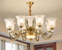 Lustre en verre de Murano, luminaire suspendu de luxe pour villa, lampes modernes de luxe, décoration intérieure