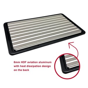 2025 Popular Cozinha De Alta Qualidade Ferramentas Bandeja De Metal De Alimentos Bandeja De Comida De Metal De Descongelamento De Alumínio Com Bandeja De Gotejamento - Product Image 3