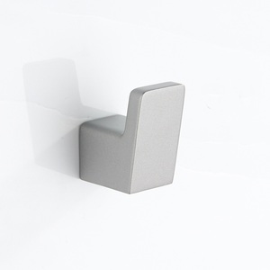 18735 Europe Style Bathroom Accessories Metal Wall Mounted <strong>Black</strong> Robe <strong>Towel</strong> <strong>Hook</strong> - Product Image 1
