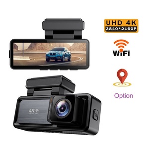 4K WiFi GPS搭載 デュアルレンズ 前後カメラ 車載カメラ アプリ制御 ナイトビジョン GPSログ トラッキング タイムラプス機能付き - Product Image 1