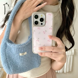 Funda Protectora para iPhone 17 Pro Max 16 15 14 con Diseño de Cereza Rosa y Estrellas, Acabado Brillante y Resina Epoxi - Product Image 3