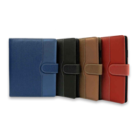Planificateur à feuilles mobiles en cuir PU personnalisé, agenda, classeur à anneaux a5, vente en gros