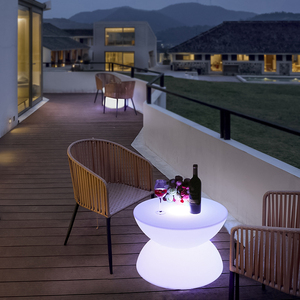 Mesas de café LED, mesa de hotel, característica de material PE con mesa de <span class=keywords><strong>Bar</strong></span> de 16 colores, aptas para eventos al aire libre, fiesta, club nocturno, escritorio de vino - Product Image 5