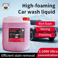 Savon liquide super concentré pour lavage auto, surfactant chimique, pH équilibré, mousse dense, cire, mousse premium, rapport de dilution 1:1000