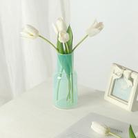 Mini vases à fleurs en verre de luxe bouteille en verre coloré accessoires de décoration de la maison bureau fête moderne table de mariage de noël