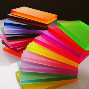 Feuille acrylique colorée personnalisation feuille acrylique en verre coloré pour armoires de cuisine feuilles acryliques couleur pmma - Product Image 1