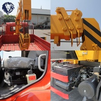 Camion grue SHACMAN L3000 4X2, réservoir de carburant de 200 L, 120 km/h, grue de levage lourde pour travaux de construction