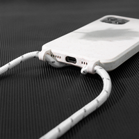 Étui de luxe pour iPhone 17, étanche et antichoc, style bandoulière, avec cordon de suspension interchangeable