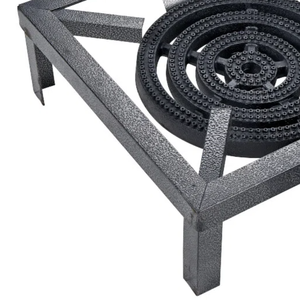 Peinture noire cuisinière à gaz à 4 anneaux nouveau modèle de brûleur en fonte haute puissance pour <span class=keywords><strong>Wok</strong></span> et cuisson - Product Image 2