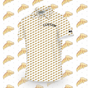 Polo Sportiva da Uomo in Poliestere con Stampa Personalizzata a Sublimazione, Manica Corta, Slim Fit, Produttori di Magliette da Golf - Product Image 1