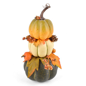 Three Layers Artificial Pumpkin Foam Living Room Decoration Autumn Potted Plants Sunflowers Maple Thanksgiving Valentine's Day - Product Image 1