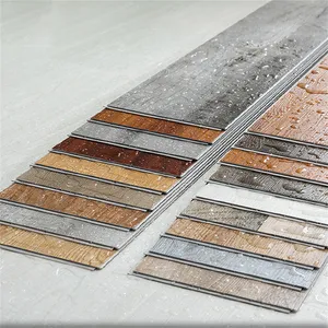 Revêtement de sol en vinyle SPC 5mm pisos spc carreau de sol à emboîter sol en pvc avec verrouillage par clic