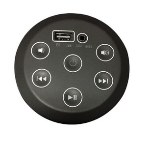 Altavoz Inalámbrico Estéreo <span class=keywords><strong>HiFi</strong></span> Mini Redondo Táctil para <span class=keywords><strong>Muebles</strong></span>, Sistema de Sonido para Sofá, Reproductor de Música con Luz LED, Alta Calidad 2025 - Product Image 3