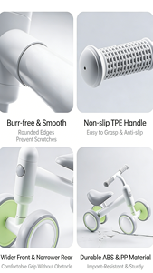 Vélos d'équilibre pour enfants haute durabilité, vélo d'équilibre pour tout-petits, 12 pouces, sans pédales, pour les enfants de 1 à 2 ans, jeu en intérieur et entraînement à l'équilibre - Product Image 5