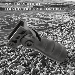 Support vertical ergonomique en nylon noir EVA non étanche pour guidon de vélo, fixation sur rail, accessoire pour vélos de route - Product Image 3