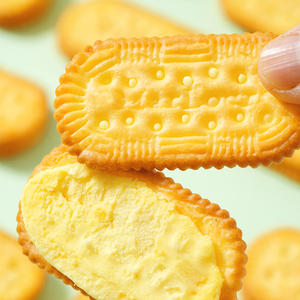 Les biscuits aromatisés à l'<span class=keywords><strong>orange</strong></span> les plus savoureux produits en usine sont riches en arômes pour le thé de l'après-midi La collation de loisirs comprend un sandwich à la pâtisserie - Product Image 5