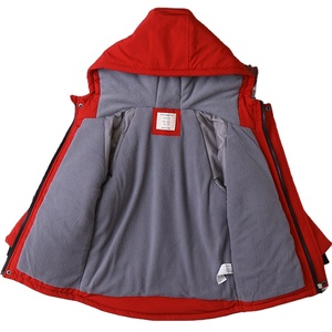 Vêtements d'hiver pour enfants, manteaux rembourrés pour bébés garçons, vestes en polaire chaudes à capuche pour garçons - Product Image 5