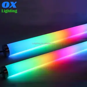 Dmx Led tubo 360 gradi 3D 1M effetto colorato di sollevamento programmabile digitale Led tubo di Pixel luce per la fase professionale luce