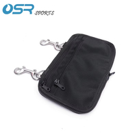 OSR SPORTS Pochettes de plongée Backmount Sidemount en Nylon 1680D et Acier Inoxydable 316, Équipement avec Logo Personnalisé 8*25*15cm 360g