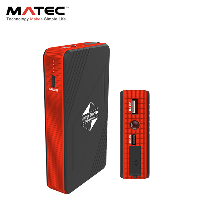 Powerful Car Jump Starter for All 12V Cars Multi-Function Portable Battery Power Bank and LED Lighting