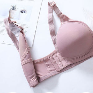 Boucle avant grande taille mince Sexy respirant <span class=keywords><strong>dessin</strong></span> latéral sous-vêtements femmes Push up soutien-gorge réglable - Product Image 6