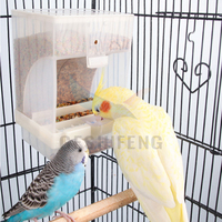 Vente en gros d'accessoires pour cage Mangeoire à graines pour oiseaux Conteneur d'alimentation pour perruche canari calopsitte pinson
