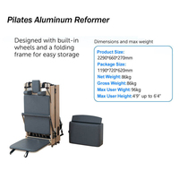 Machine de Pilates pliable personnalisée avec logo, réglable, antidérapante, en bois de hêtre, équipement de fitness et de yoga pour la maison, OEM