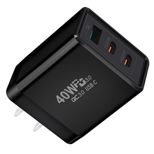 <span class=keywords><strong>Chargeur</strong></span> PD 40W direct d'usine pour <span class=keywords><strong>iPhone</strong></span> 14/<span class=keywords><strong>13</strong></span> Pro Max USB-C QC3.0 Chargeurs doubles type-c Adaptateurs <span class=keywords><strong>Chargeur</strong></span> de téléphone portable universel - Product Image 3