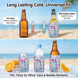 Enfriador de Latas Magnético de 12 oz con Logotipo, Funda de Camuflaje para Latas, Soporte Magnético para Refrigerador, Funda Personalizada por Sublimación - Product Image 2