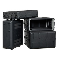 OEM ODM-Boîtier rack portable en plastique PE dur 4U pour serveur, équipement audio-visuel, étui d'expédition antichoc pour vol extérieur