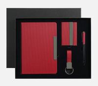 Carnet de notes A5 à couverture souple, stylo métallique, porte-cartes de visite, porte-clés, coffret cadeau d'entreprise de luxe pour le Nouvel An, la fête des pères, les employés