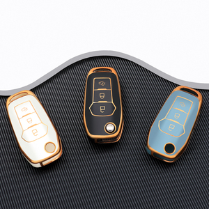 Funda Protectora de Silicona Suave para Llaves de Coche Ford Figo 2017 Mondeo 5 Ecosport <span class=keywords><strong>Puma</strong></span> Fiesta Mk8 Everest Ranger - Product Image 1