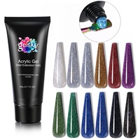 Gelsky Paillettes Acrylique Poligel Uv Ongles Extension Poly Gel Vernis Uv Poly Gel Ongles Acryliques