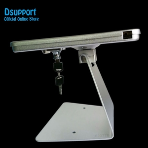 10.2 inch Ipad bàn đứng kim loại trường hợp chuyển động đầy đủ góc hỗ trợ cho máy tính bảng <span class=keywords><strong>PC</strong></span> với khóa chủ - Product Image 4