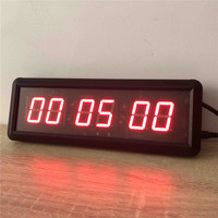 Chronomètre numérique à LED miniature avec bouton de réinitialisation, télécommande, minuterie sportive pour les compétitions scolaires, les jeux de réponses, minuterie numérique