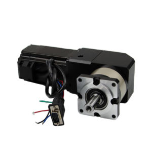 Moteur pas à pas CNC à engrenages Nema23 18 kg.cm 4,2 A avec encodeur avec boîte de vitesses WPLF60 1:3 à angle de 90 degrés avec pilote - Product Image 2