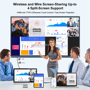 86-inch Anti-Glare tương tác bảng thông minh bảng trắng với LCD kỹ thuật số tương tác phẳng bảng trắng loại - Product Image 5