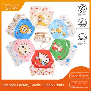 Pannolini Lavabili per Bambini, 6 Strati Spessi in Cotone, Stampa Cartoon Animale 3D, Prevenzione Perdite, per l'Apprendimento dei Bambini - Product Image 2