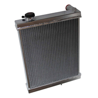 Radiateur de réservoir d'eau moteur entièrement en aluminium pour Mitsubishi Lancer Evolution 7/8/9, version performance demi-taille, adapté aux années 2001-2007