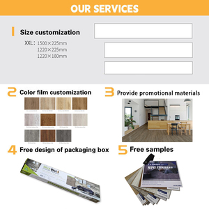 Spc tấm chất lượng cao nội thất không thấm nước nhựa PVC bấm vào khóa Vinyl tấm ván sàn cứng nhắc lõi sang trọng Vinyl SPC sàn - Product Image 3