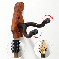 Penyangga Gantungan Dinding Bentuk Headstock Gitar Plastik Custom untuk Gitar Akustik, Elektrik, Bass, Ukulele