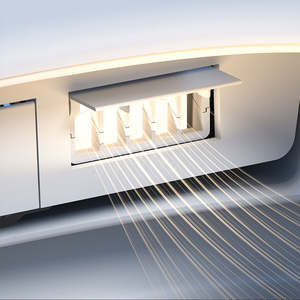 Toilette intelligente en céramique moderne avec fonction bain automatique, télécommande, valve de vidange en S et siège chauffant - Vente en gros - Product Image 5