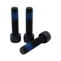 DIN912 baut Aloi Titanium M8-1.25P-75mm mur CNC teknik cangkir baja karbon penggunaan industri persegi ASTM Gr5 standar segi enam GB
