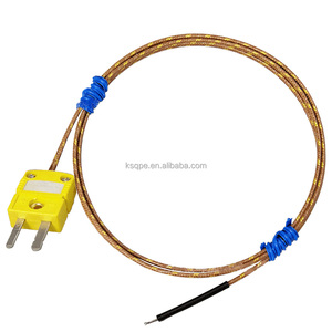 Kabel Pengukur Suhu Tipe Titik Solder TT-K-30 KIC Sensor Termokopel Tipe K dengan Berbagai Konektor - Product Image 5