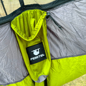 Hamac de camping <span class=keywords><strong>pliable</strong></span> compact Feistel Sturdy 210T en nylon pour 2 personnes avec <span class=keywords><strong>moustiquaire</strong></span> efficace - Product Image 3