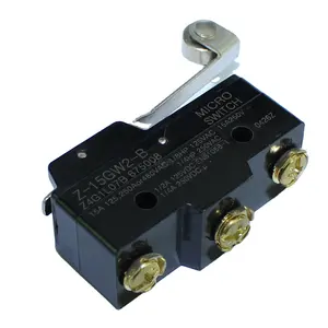Z-15GW2-B Msw Zippy Push Button Limit Micro Switch with Long Roller Lever