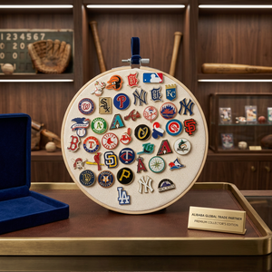 Badges de baseball pour enfants de haute qualité en gros, New York Yankees & <span class=keywords><strong>Los</strong></span> <span class=keywords><strong>Angeles</strong></span> Dodgers, alliage plaqué argent - Product Image 1